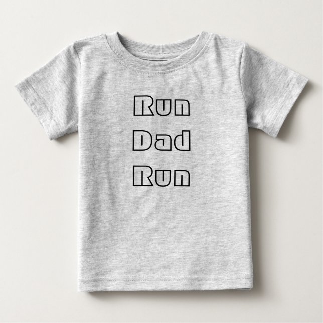 Kör pappaspringan tee shirt (Framsida)