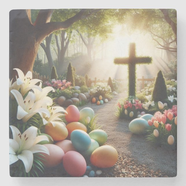 Kor/Påskägg/Lilly Stenunderlägg (Framsidan)