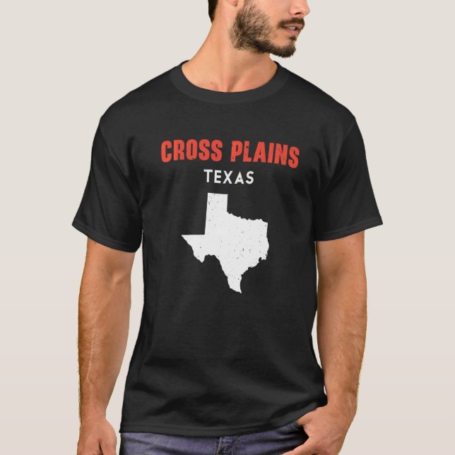 Kor Plains Texas USA: USA: USA: s Travel Texas T Shirt (Framsida)