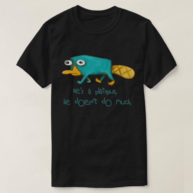 Kör Platypus v2.0 Essential T-Shirt (Design framsida)