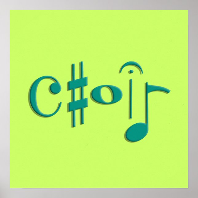 kör poster (Framsidan)