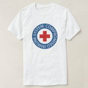 Kor Red Blue Comlova Immune System T Shirt