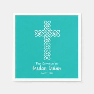 Kor Robin's Egg Blue Communion Baptism Christen Pappersservett