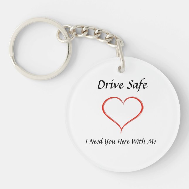 Kör säkra Keychain (Framsidan)