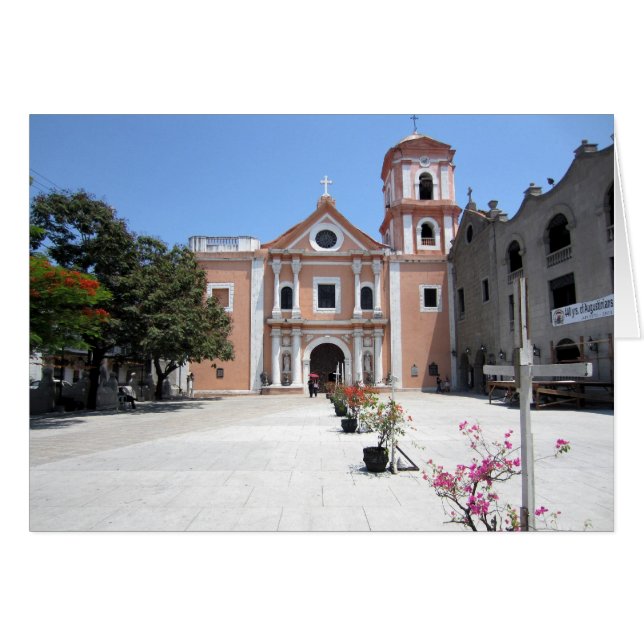 kor san agustin hälsningskort (Framsidan Horizontal)