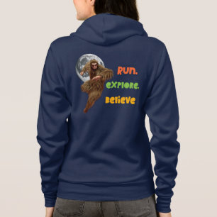 Kör Sasquatch Äventyr Tro Design T Shirt