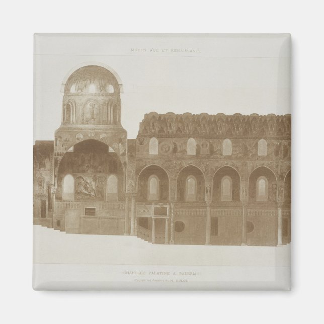 Kor-sektionen vid Palatine Chapel, Palermo, Sic Magnet (Framsidan)