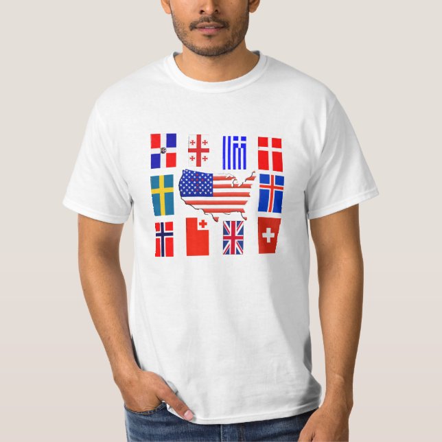 KOR SJUNKER VÄRLD RUNT T SHIRT (Framsida)