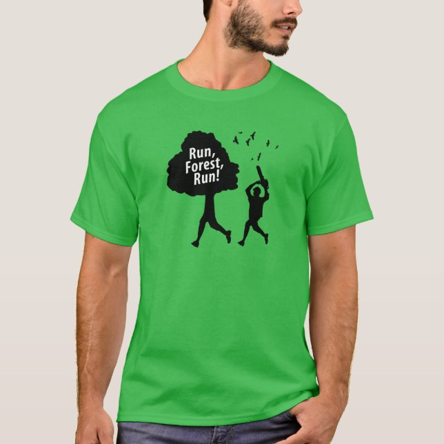 Kör skogspringan t-shirt (Framsida)