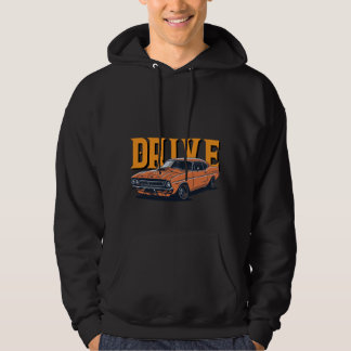 KÖR – Snabb Vintage Orange Bilshatt Hoodie