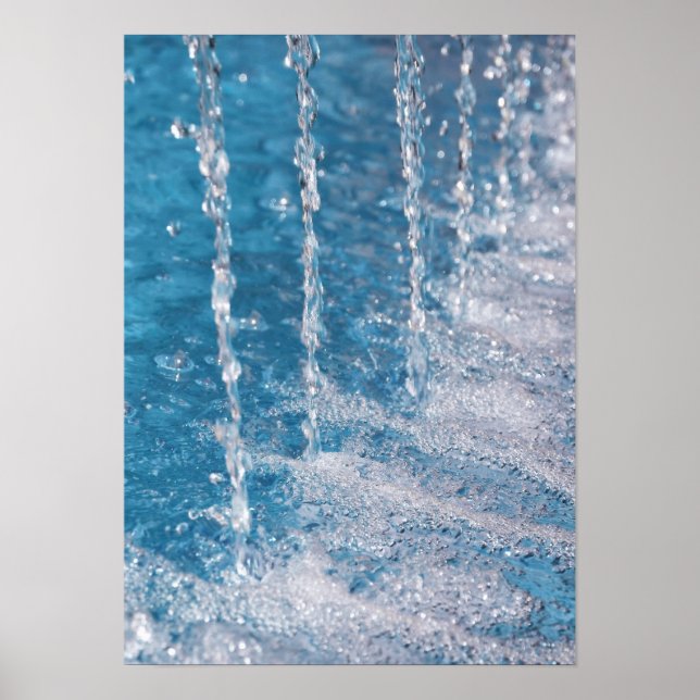 Kör snabbt vatten poster (Framsidan)