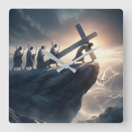 Kor som en börda - bär Kor Fyrkantig Klocka