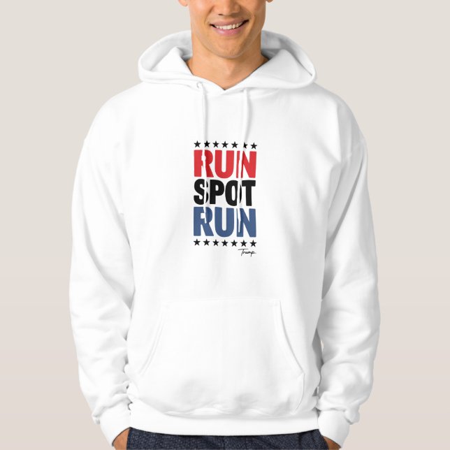 Kör Spot Kör Trump 2024 Hoodie (Framsida)
