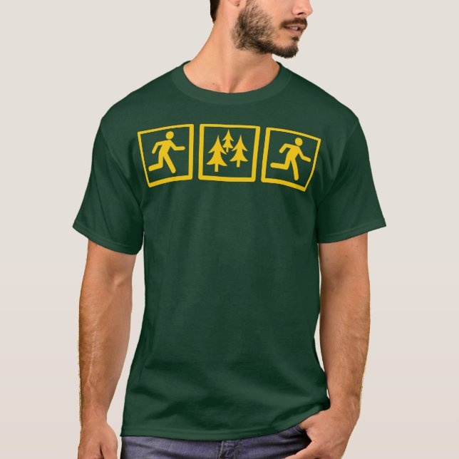 Kör springamanar t shirt (Framsida)