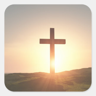 Kor Sticker Fyrkantigt Klistermärke