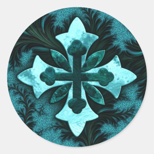 Kor Sticker Runt Klistermärke (Framsida)