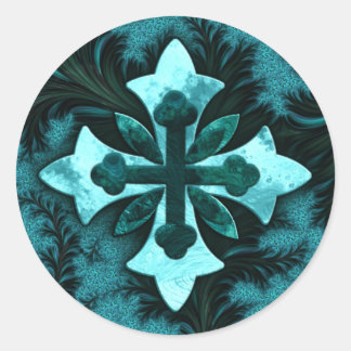 Kor Sticker Runt Klistermärke