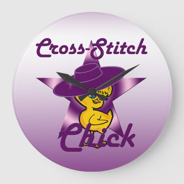 Kor-Stitch-Chick nr 9 Stor Klocka (Framsida)