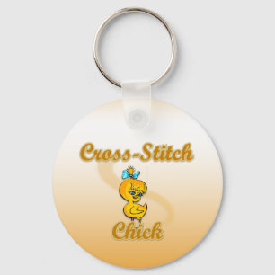 Kor-Stitch-Chicken Nyckelring
