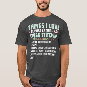 Kor Stitch Funny Kärlek Stitching Sewing Gift T Shirt