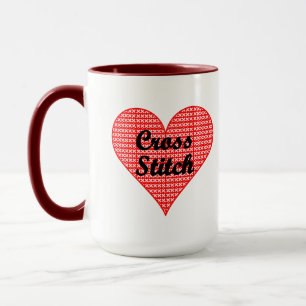Kor Stitch Heart Mugg