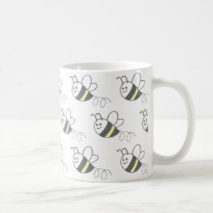 Kor Stitch Mönster Skriv ut klumpbin Kaffemugg