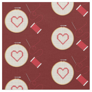 Kor Stitch Sewing Heart Tyg
