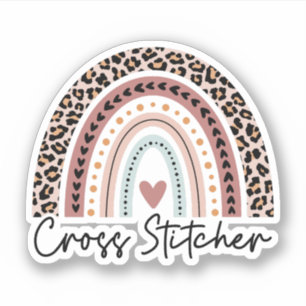 Kor Stitcher Leopard Rainbow, Kor Stitch Klistermärken