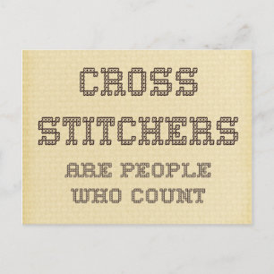 Kor Stitchers är människor som räknas Vykort