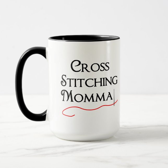 Kor Stitching Momma Mugg (Vänster)