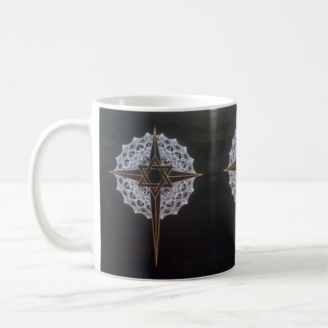 Kor- & stjärnaMandalamugg Kaffemugg (Vänster)