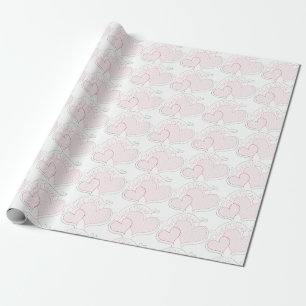 Kor-stygn Hearts Sötnos Papper Presentpapper