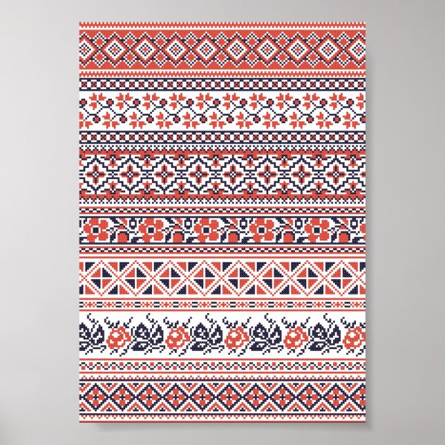 Kor-stygn i Mönster Poster (Framsidan)