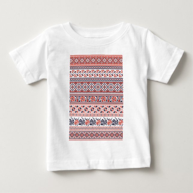 Kor-stygn i Mönster T-shirt (Framsida)