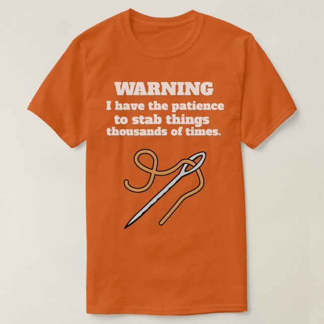 Kor stygn, sytling, kul Gif T Shirt (Design framsida)