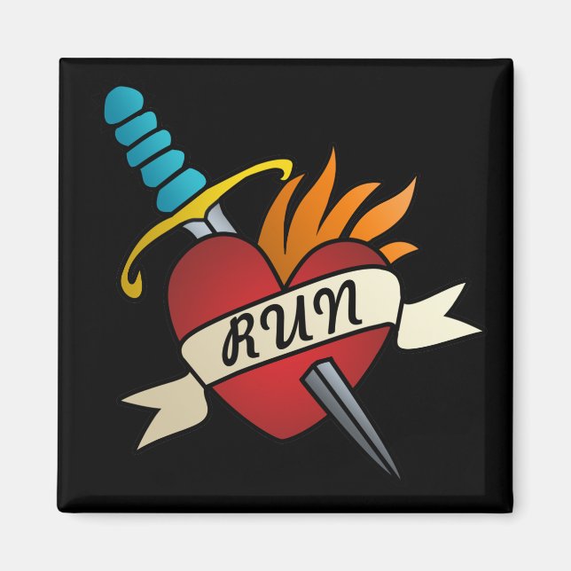Kör tatuering magnet (Framsidan)