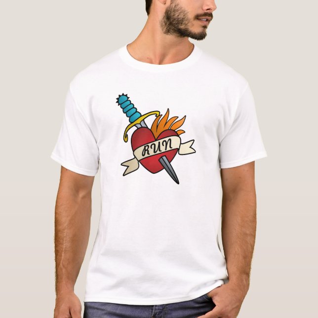 Kör tatuering t-shirt (Framsida)