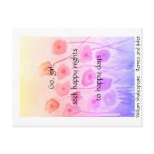 Kör, tjejen... (Romeo och Juliet) vykort