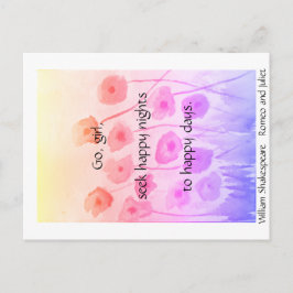 Kör, tjejen... (Romeo och Juliet) vykort