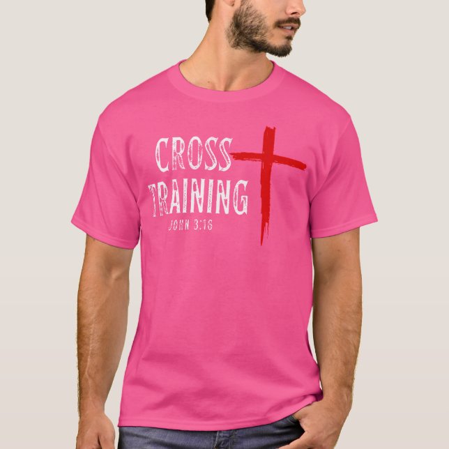 Kor Training Christian Workout Faith Religiösa J T Shirt (Framsida)