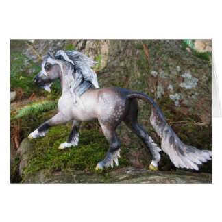 Kör Unicorn Hälsningskort