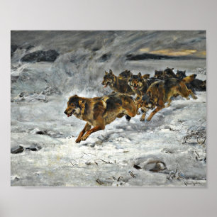 Kör Varg Pack Poster