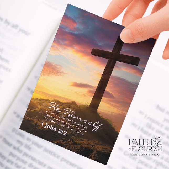 Kor vid Dusk Bookmark Scripture Bible Rådkort (Skapare uppladdad)