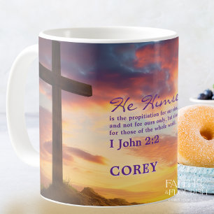 Kor vid Personligen Dusk Scripture Kaffemugg