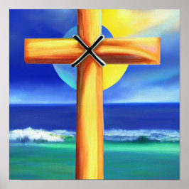 Kor vid Poster av havet