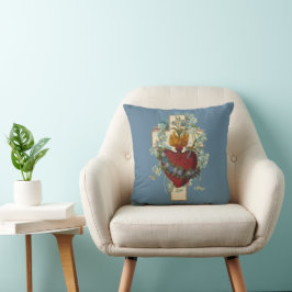 Kor Virgin Mary Immaculate Heart Religiösa Coff Kudde