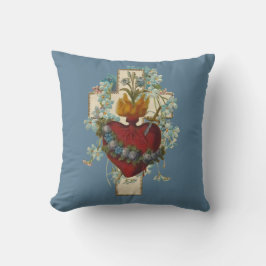 Kor Virgin Mary Immaculate Heart Religiösa Coff Kudde