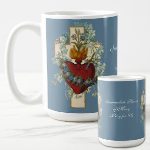 Kor Virgin Mary Immaculate Heart Religiösa Kaffemugg