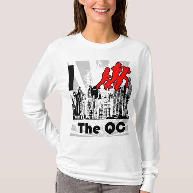 Kör viten Hoody för QC FM T Shirt (Framsida)