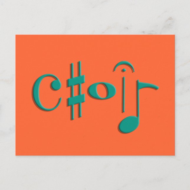 kör vykort (Framsida)